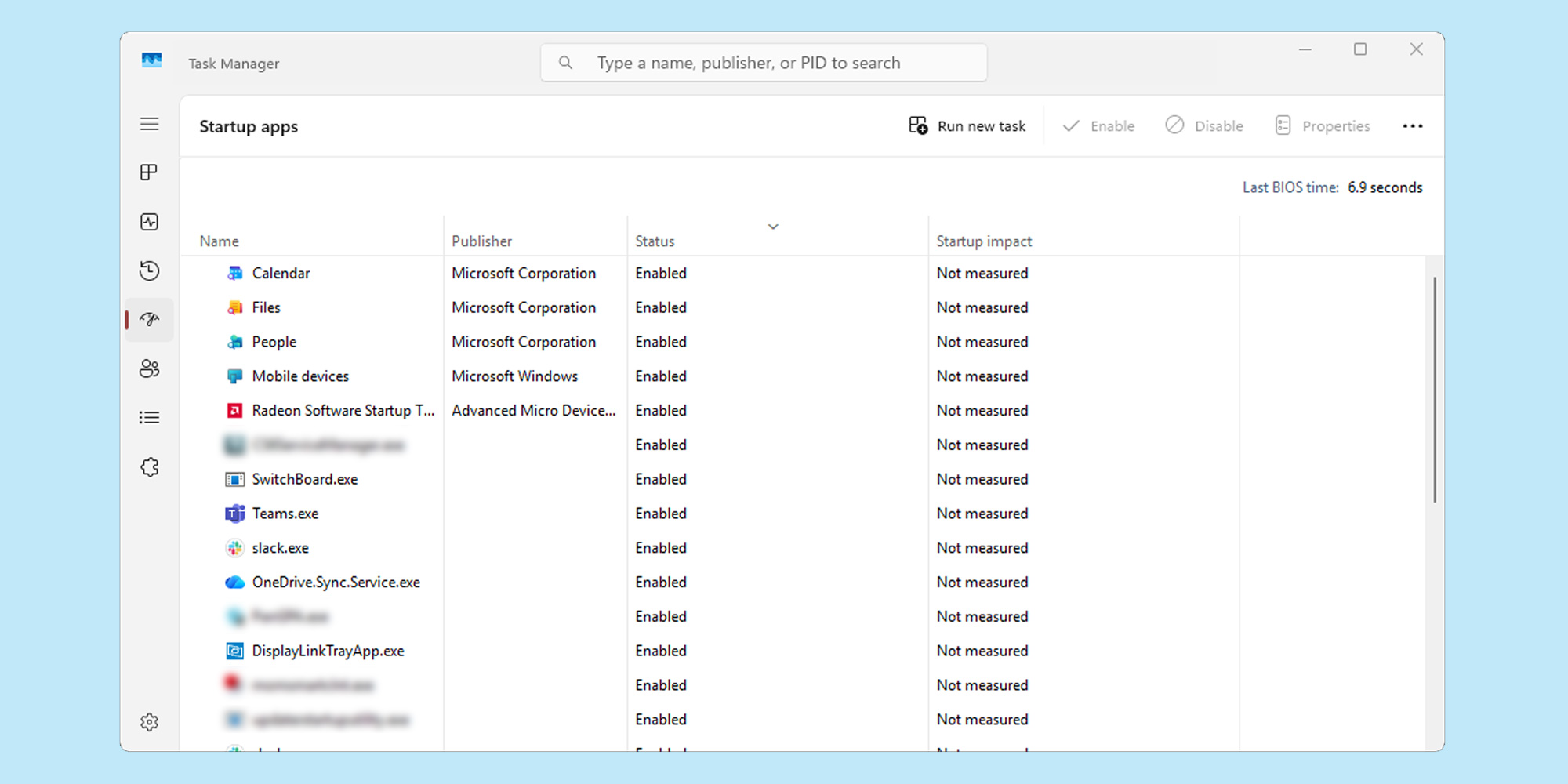 Windows Startup apps