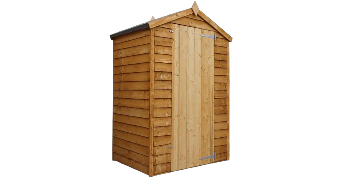 Adley Windowless Overlap Apex Shed (3ft x 4ft)