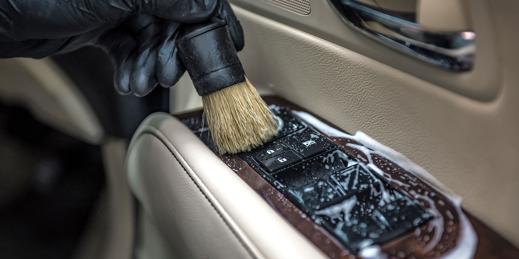 Car interior clean