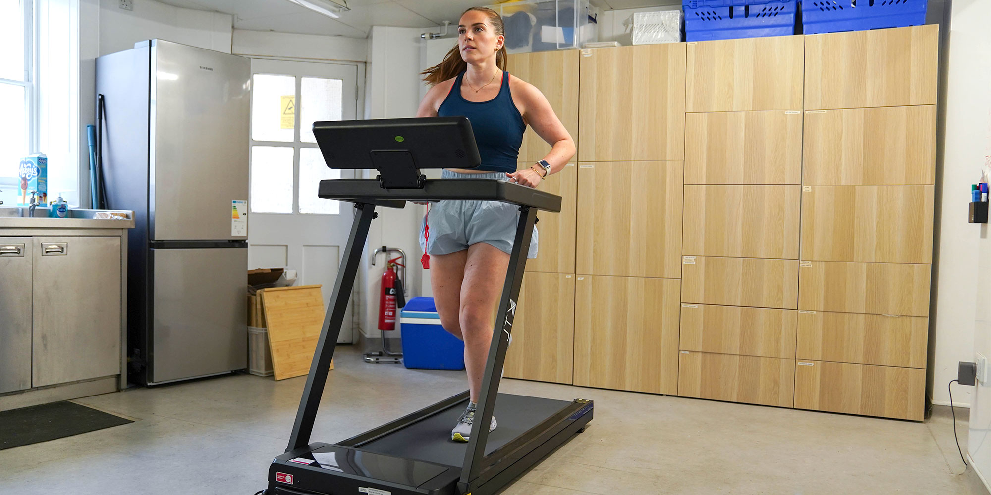 Alicia running