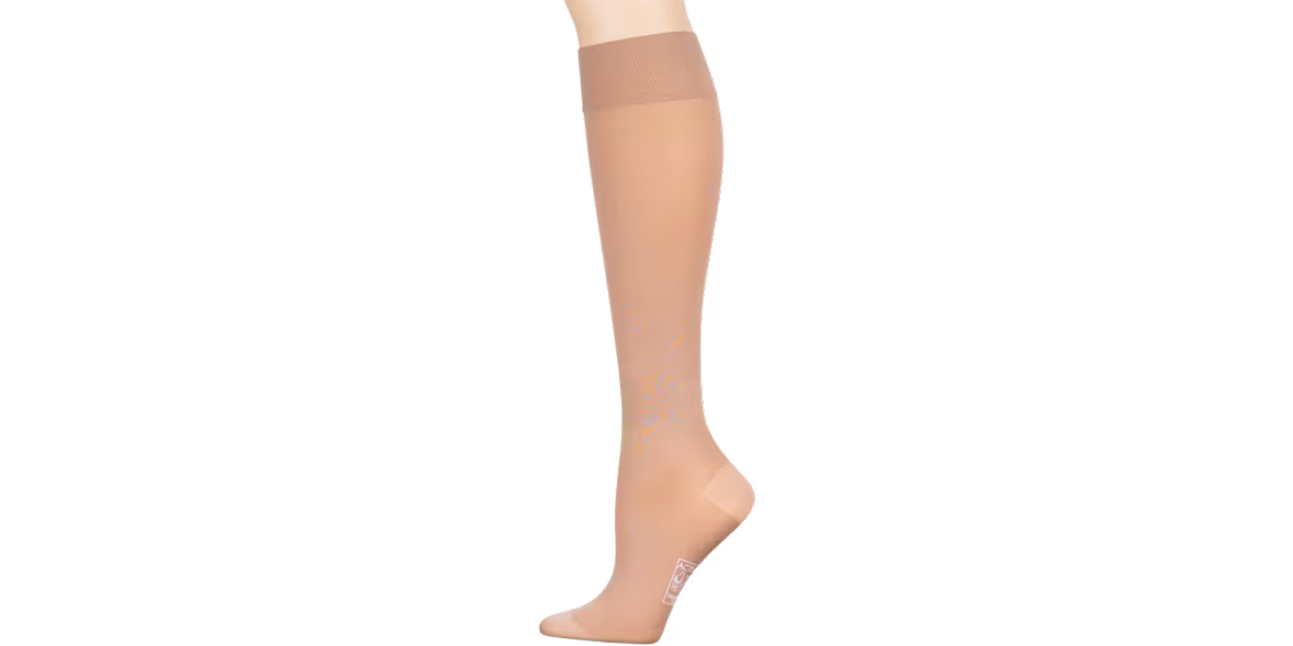 Activa Light compression Below Knee Stockings Open Toe