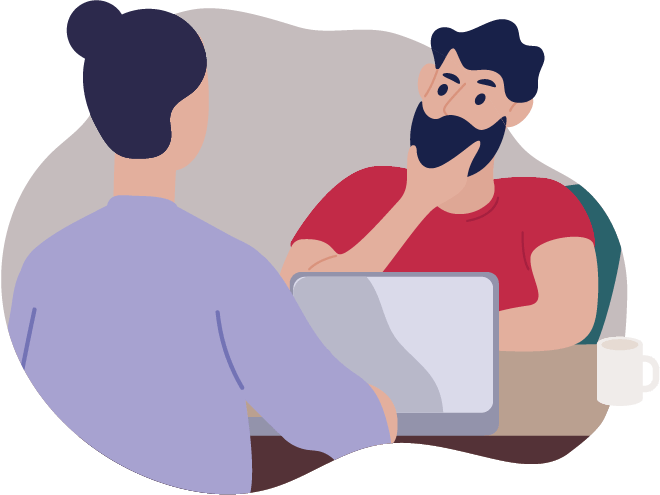 Man asking for advice.