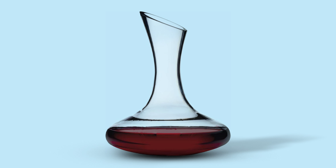 Barcraft glass wine decanter