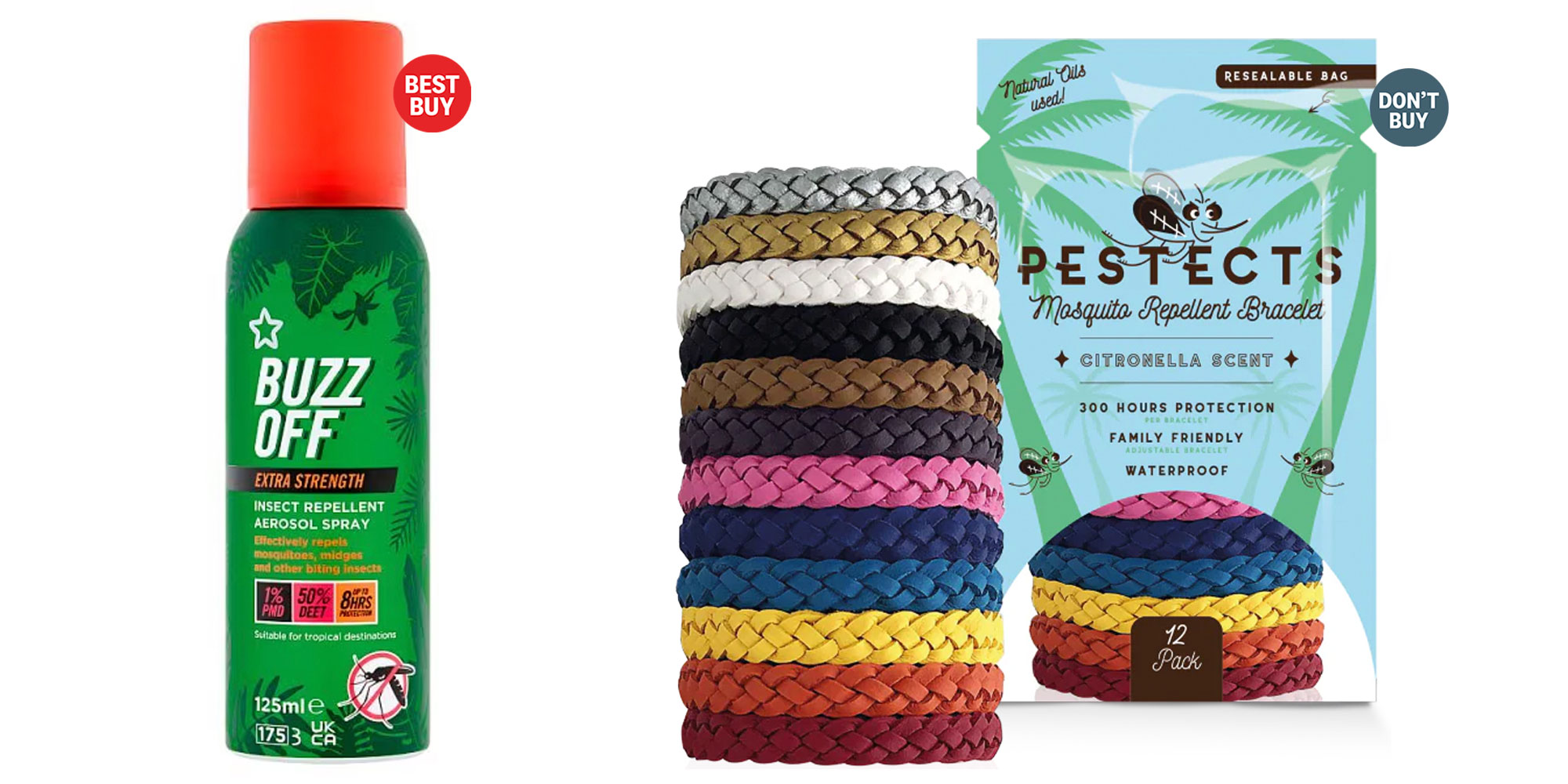 Two insect repellents