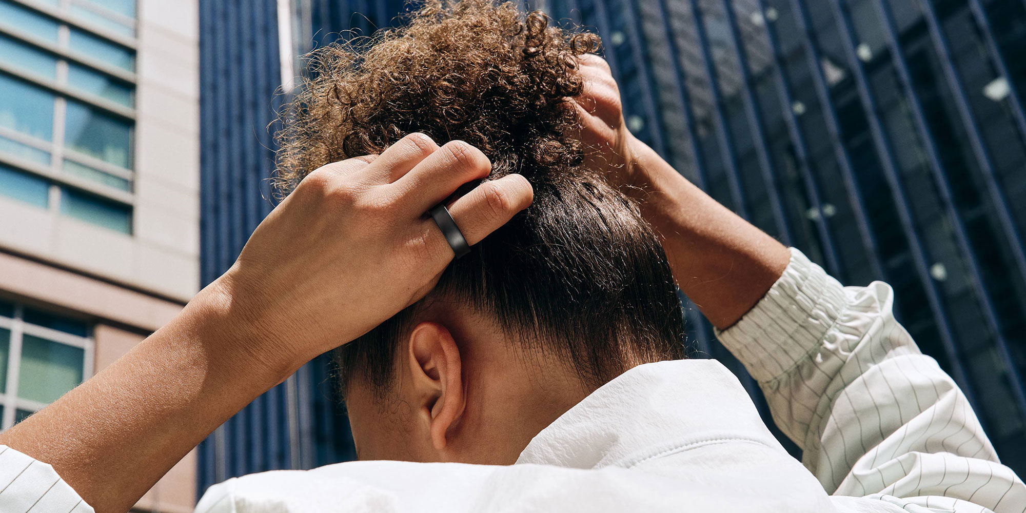 Person with a smart ring