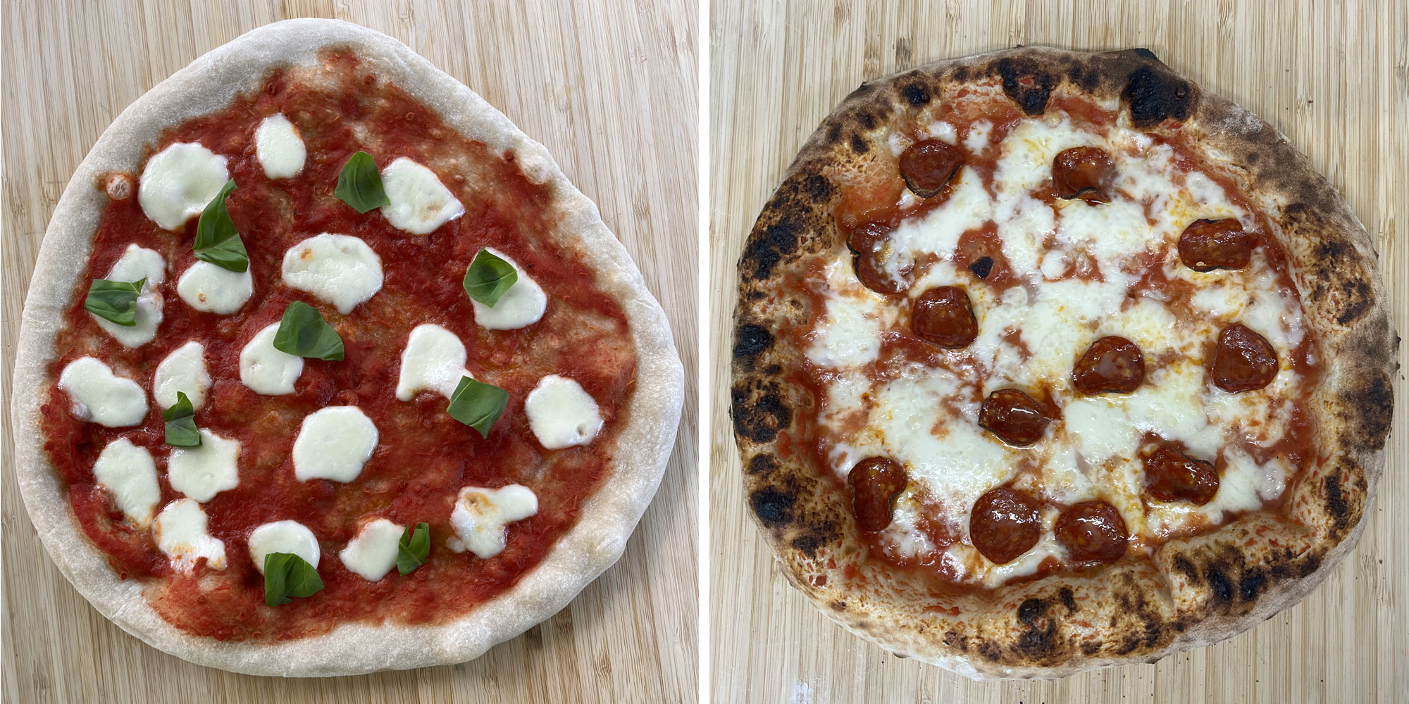 A stark example of what our tests have found different pizza ovens are capable of