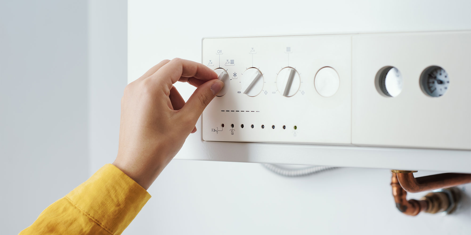 Adjusting boiler settings