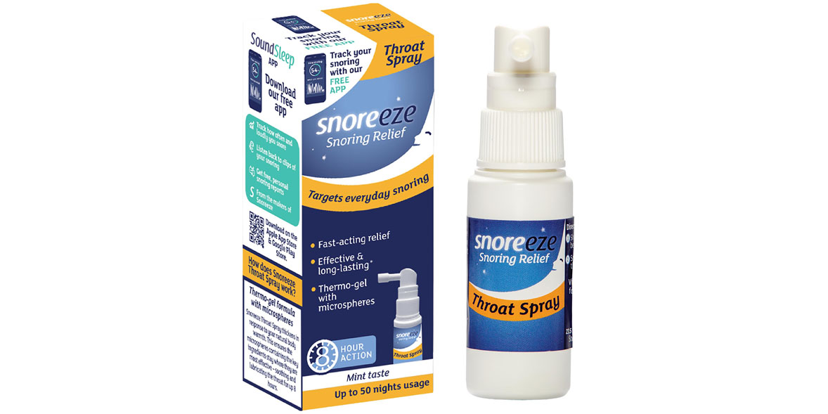 Snoreeze throat spray