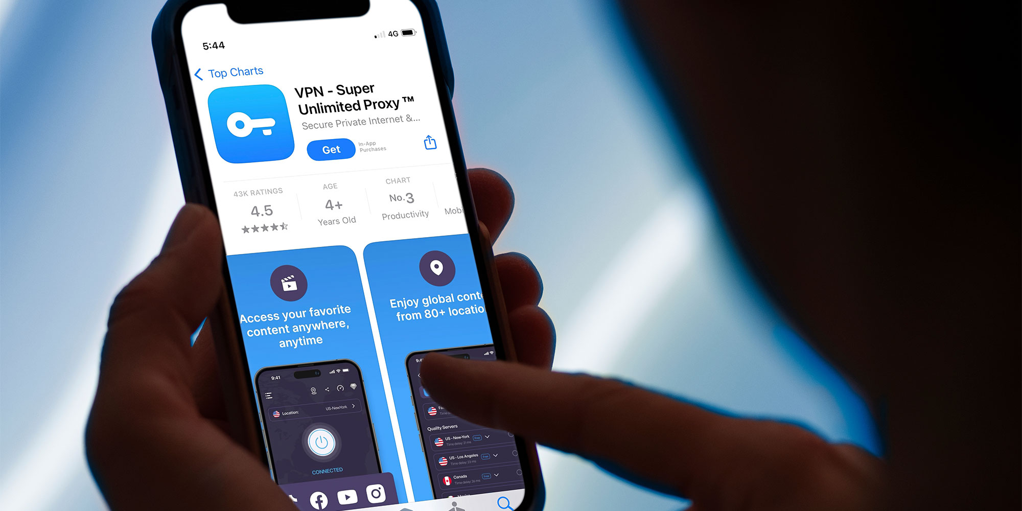 Purchasing a VPN on an online store front