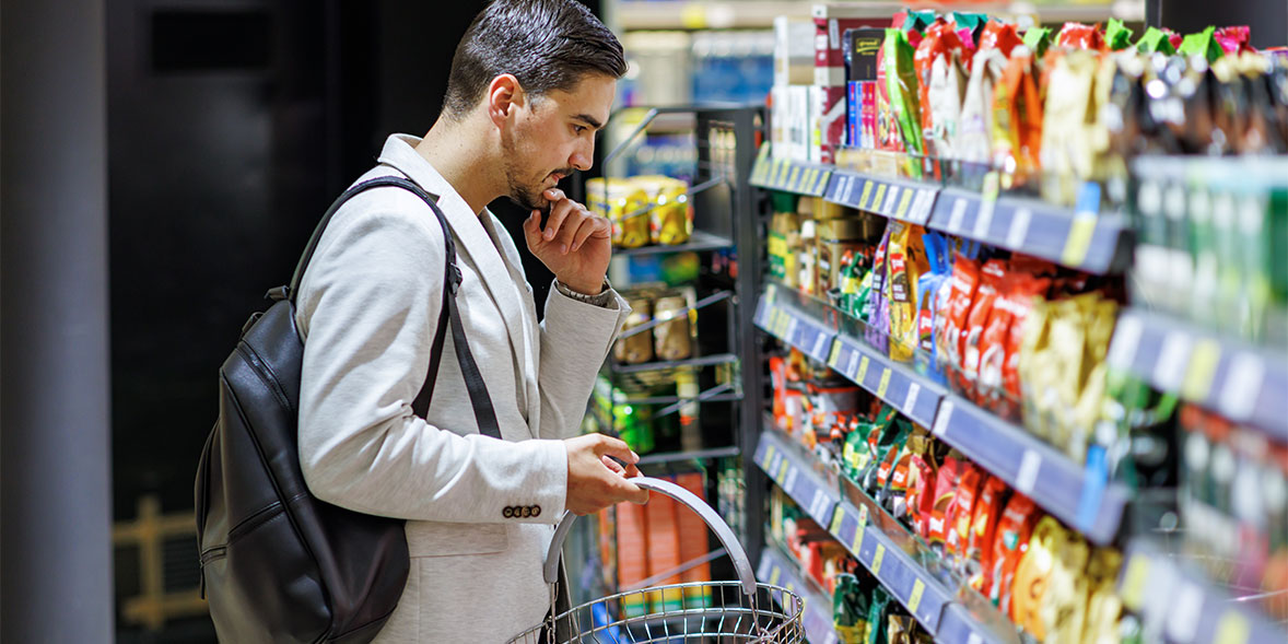 Consumer shopping for food