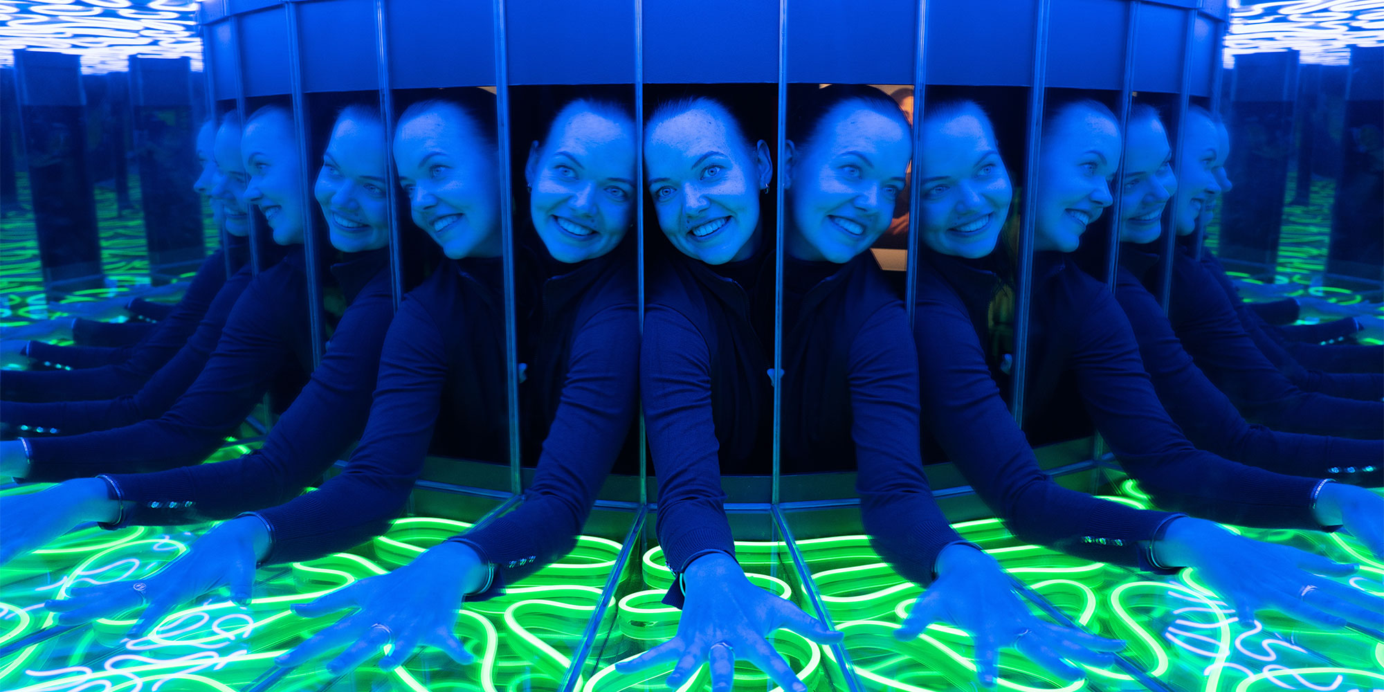 Optical illusion at Camera Obscura