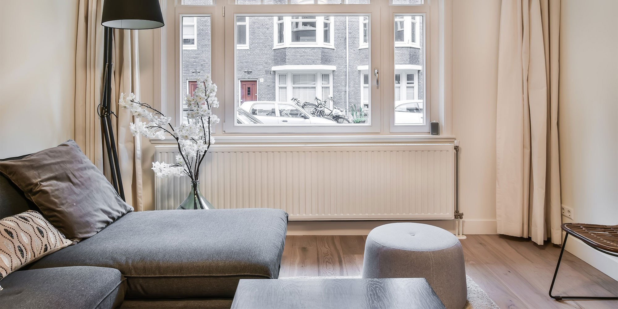 Radiator in living room