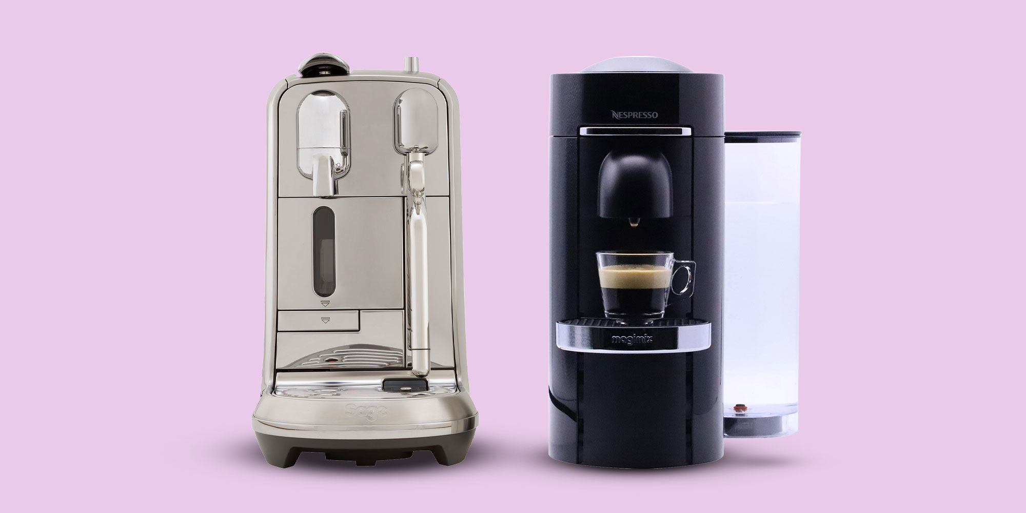 Nespresso Original and Nespresso Vertuo machines