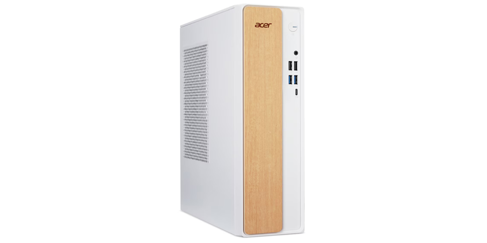 White ACER Aspire XC-102 desktop PC