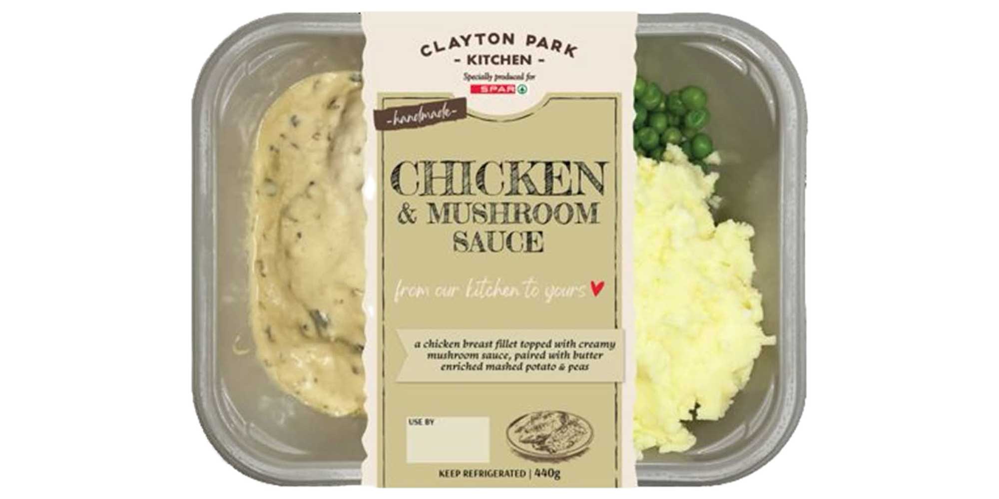 Recalled chicken and mushroom sauce