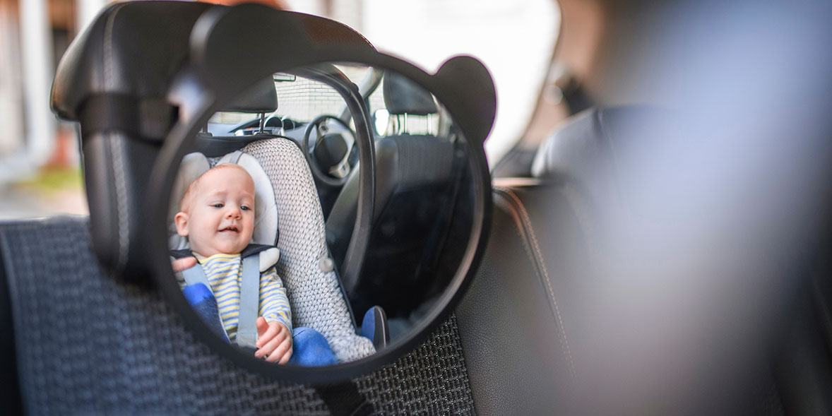 Mirror for baby car seat