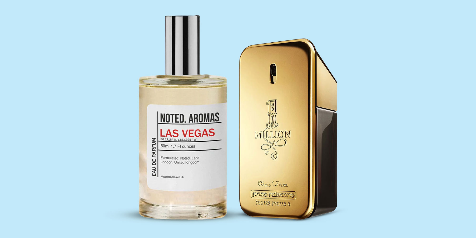 Noted Aromas Las Vegas and Paco Rabanne 1 Million pefumes