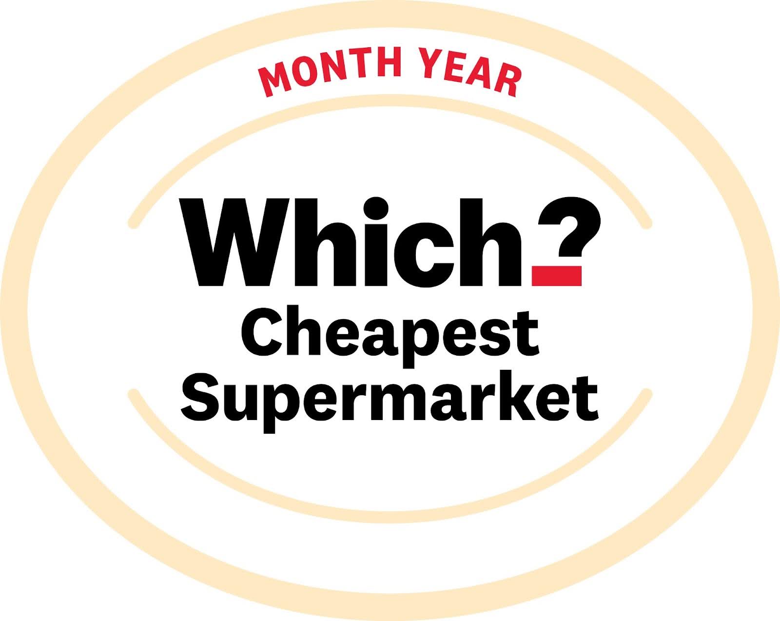Which? cheapest supermarket endorsement logo