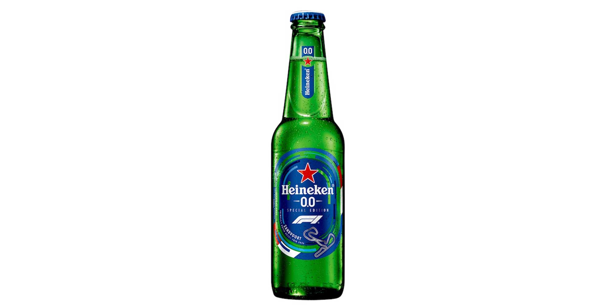 Bottle of Heineken 0.0% beer