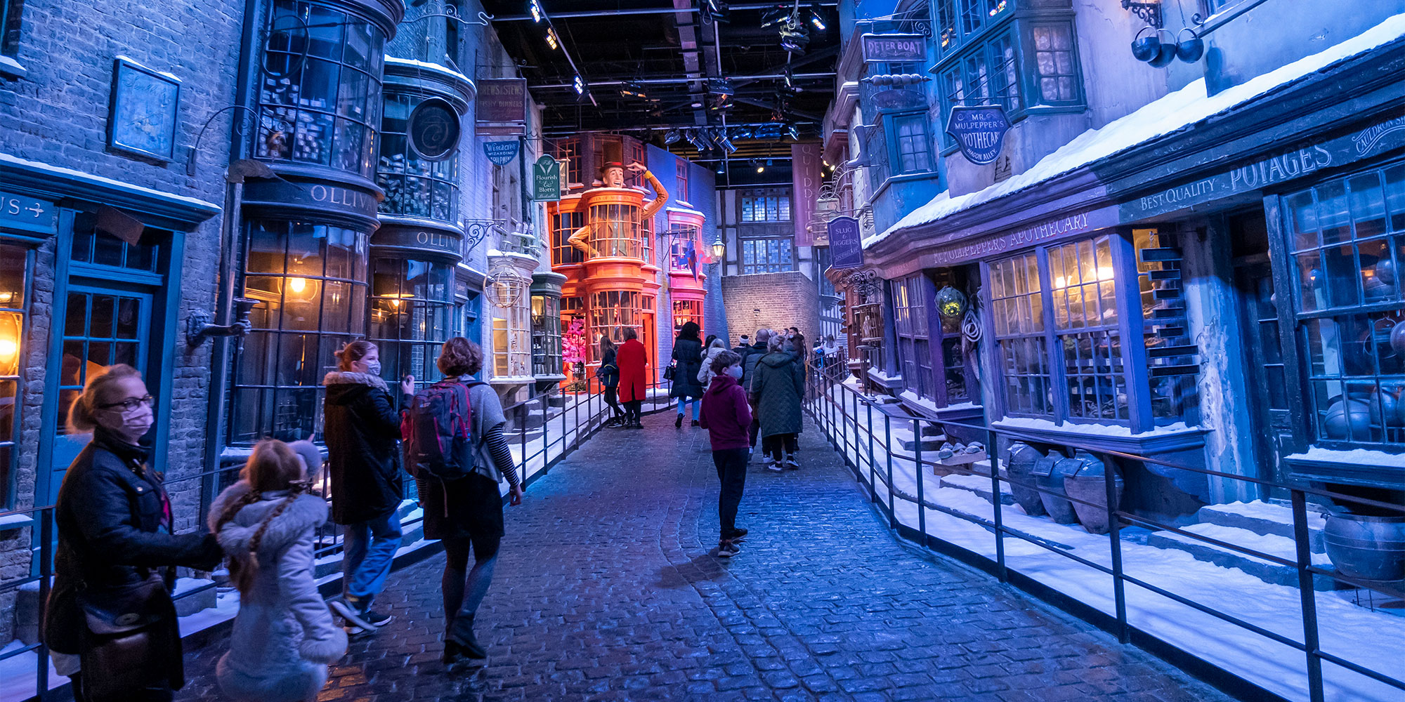 Street in the Warner Bros - making of Harry Potter attraction