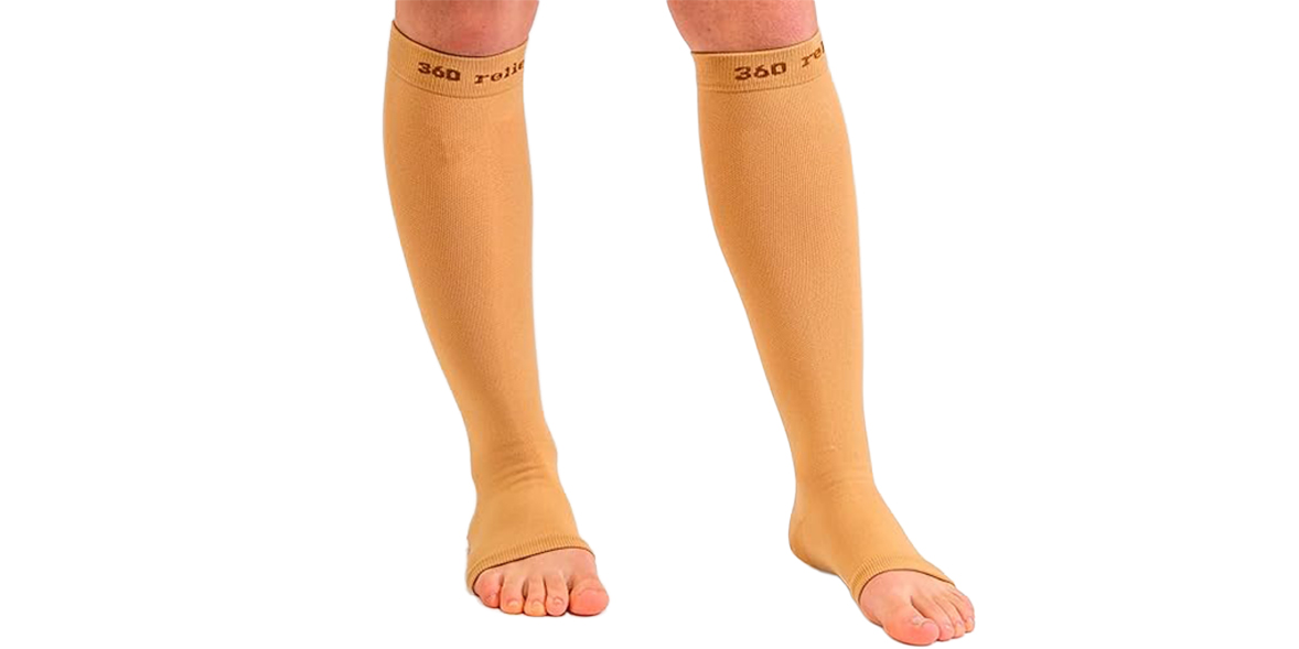 360 Relief Compression Socks Open Toe
