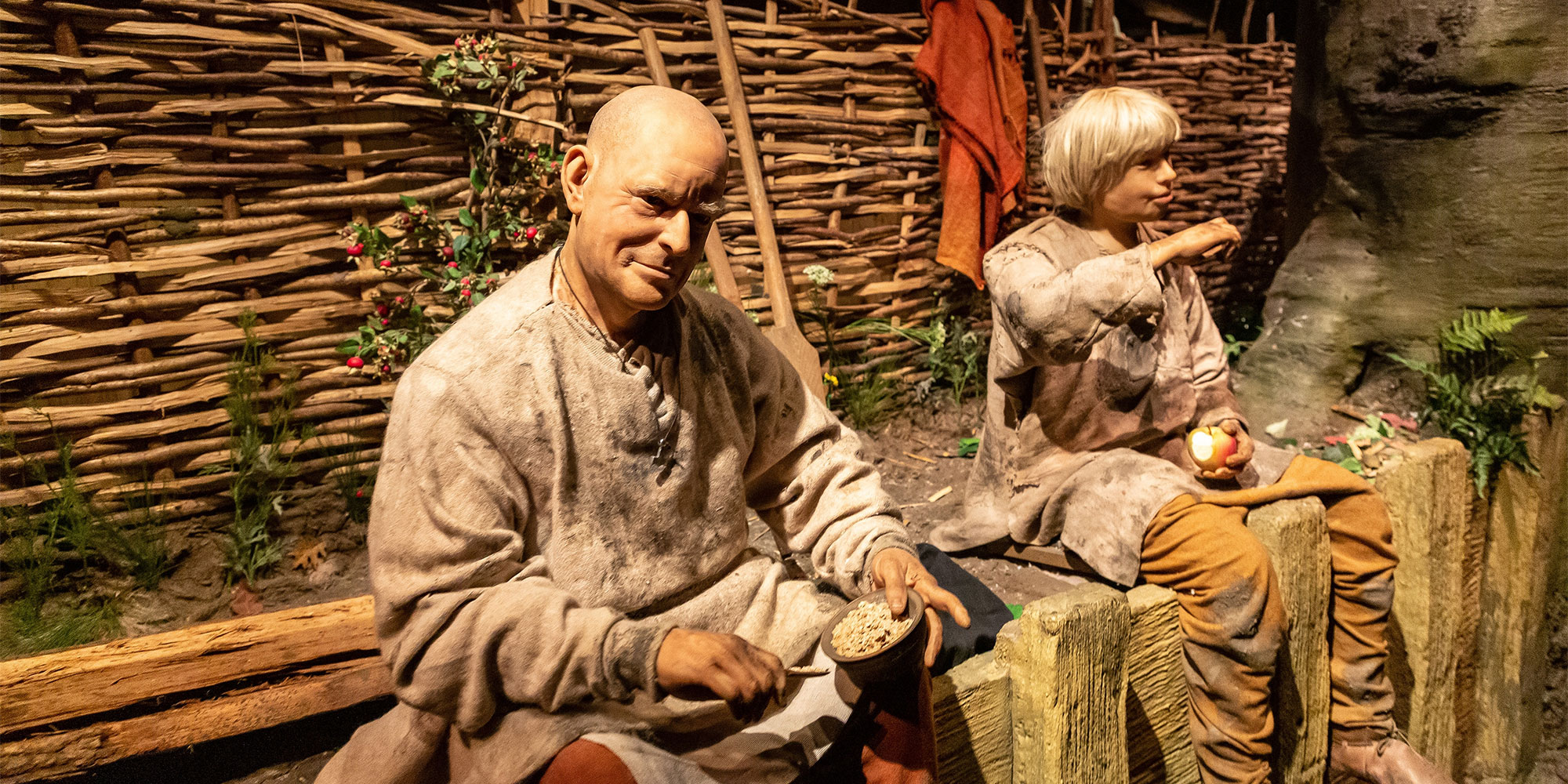 Animatronic characters at the Jorvik Centre