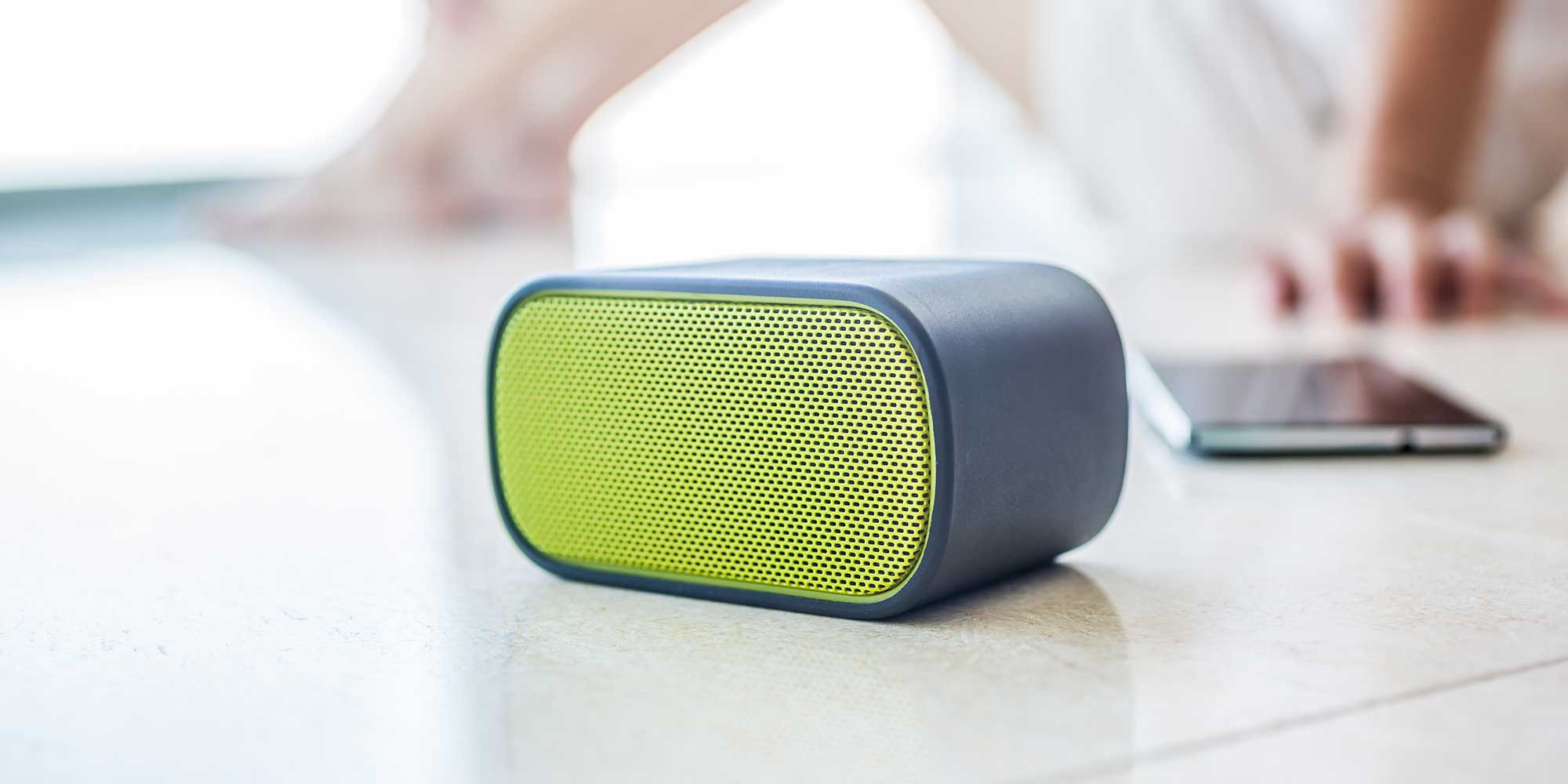A portable speaker