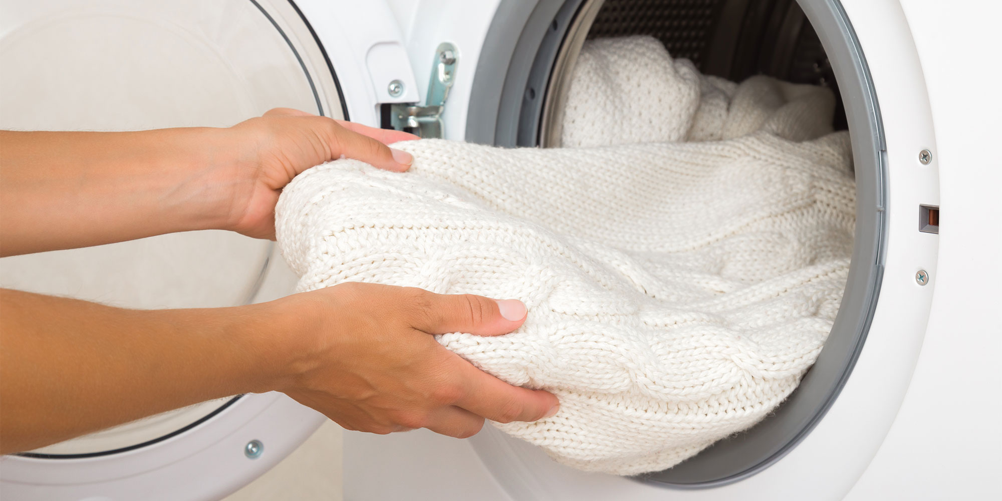 Jumper in washing machine
