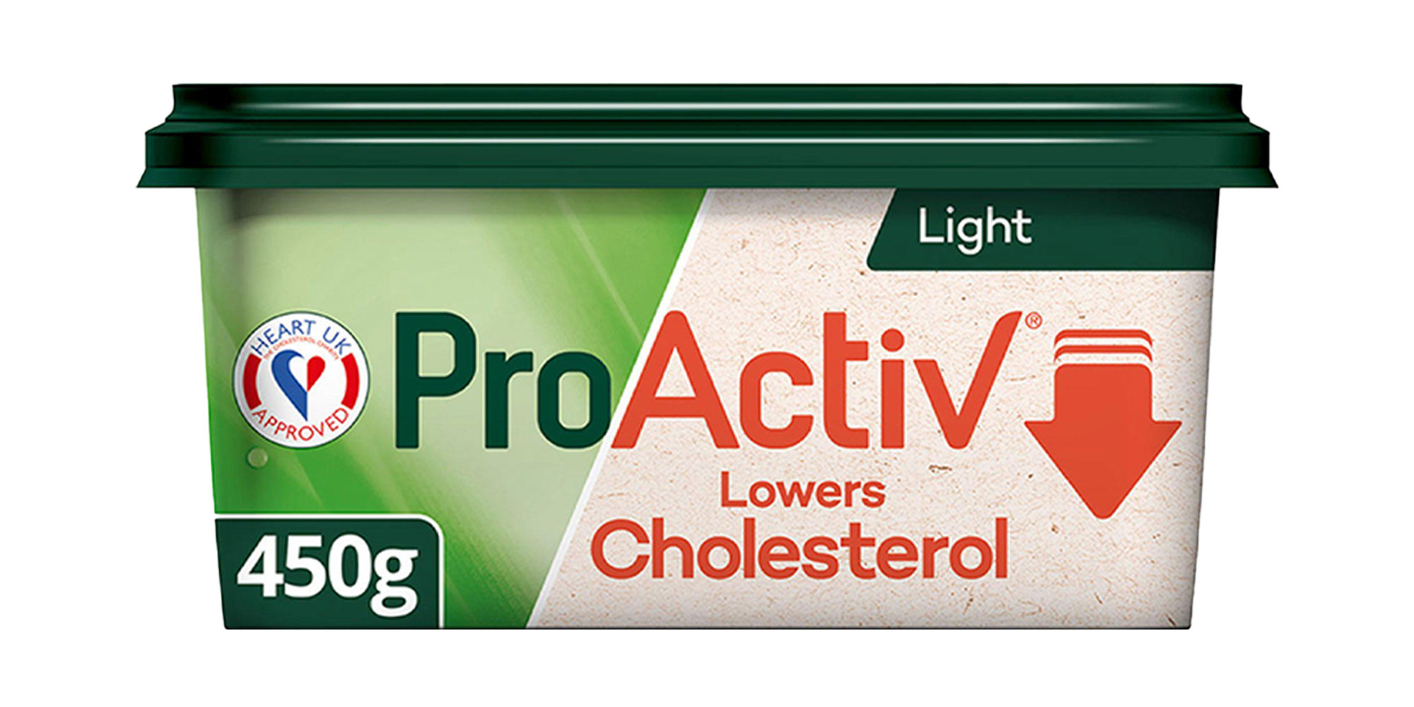 Pack shot of Flora ProActiv Light spread.