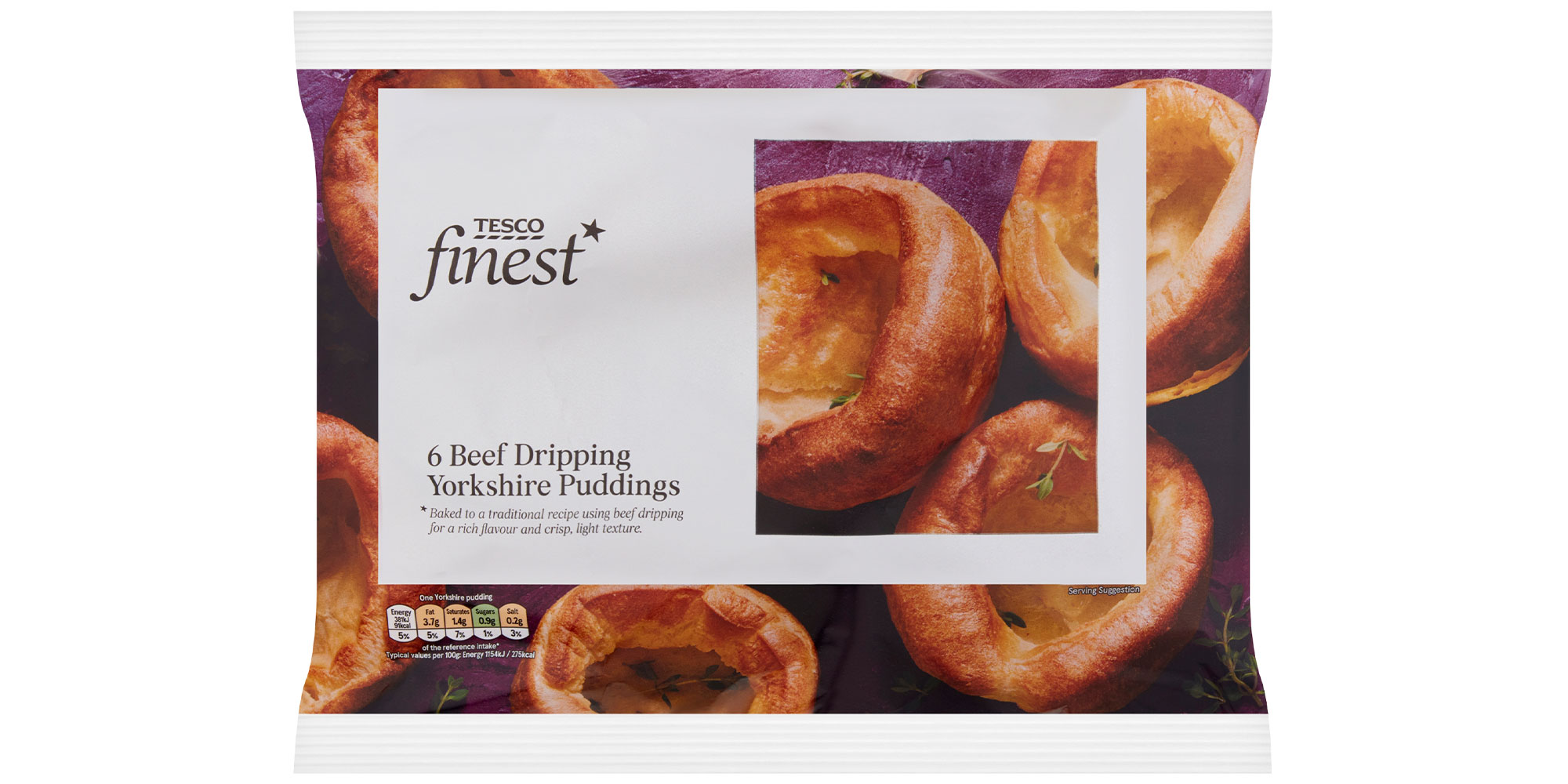 Tesco finest 6 beef dripping Yorkshire puddings