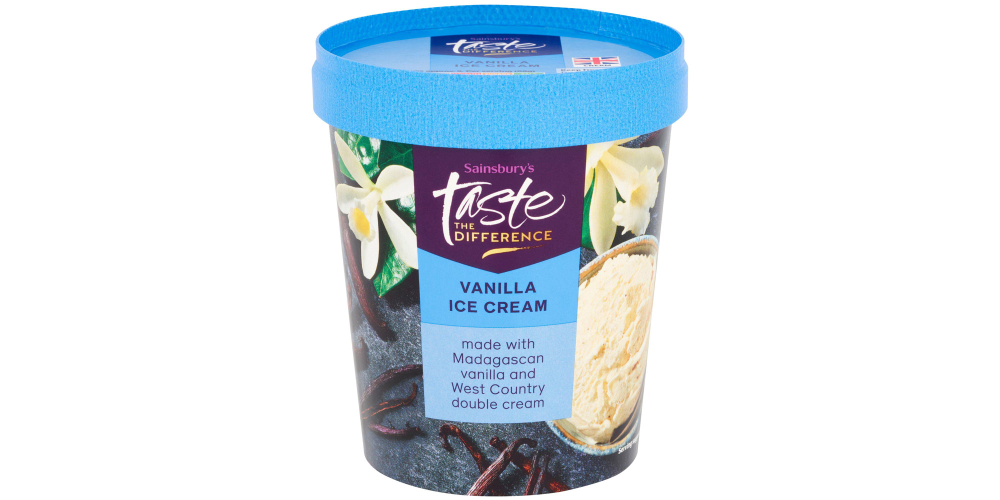 Sainsbury's Taste the Difference vanilla ice cream