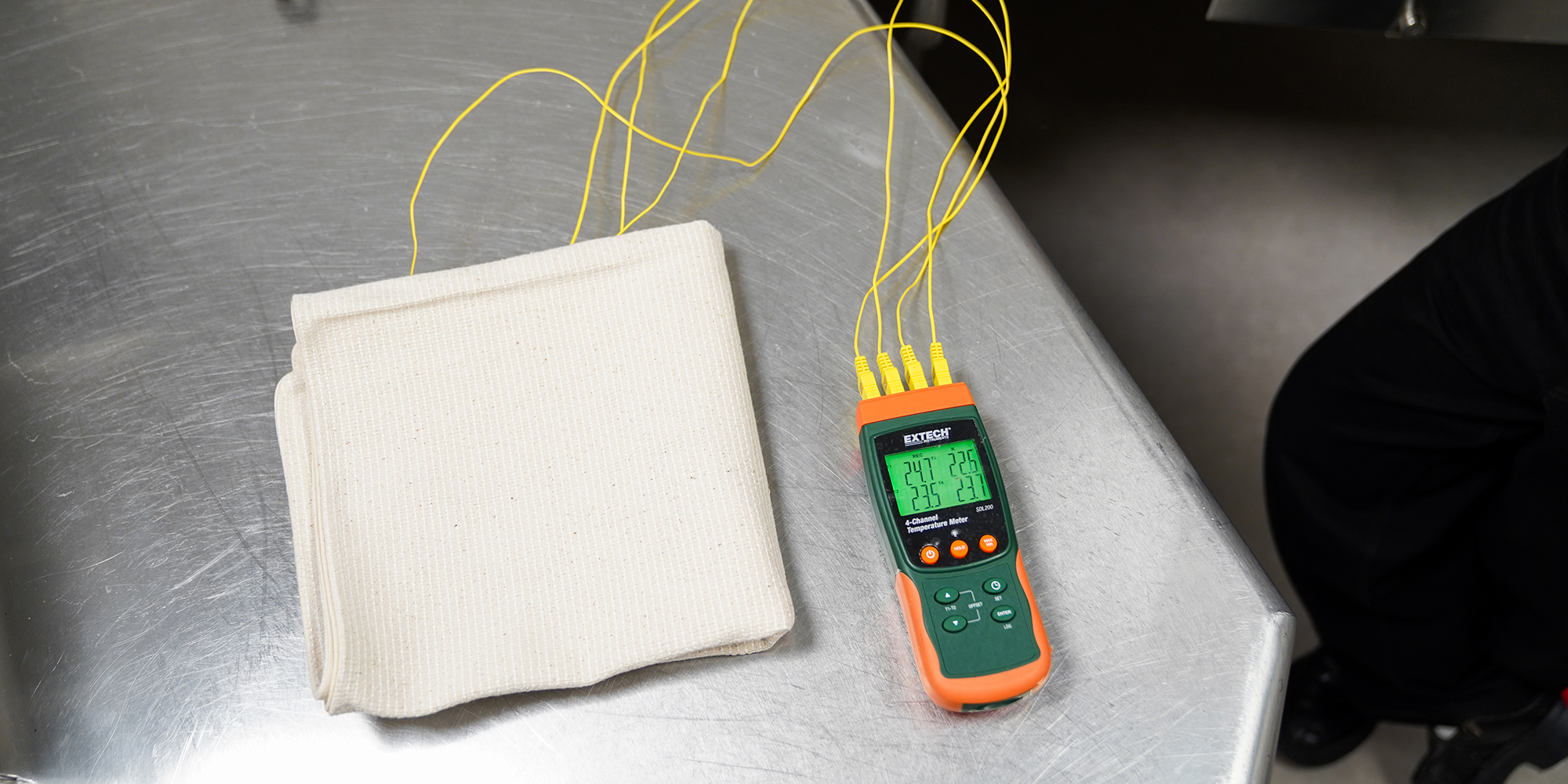 how heat resistant is a tea towel 