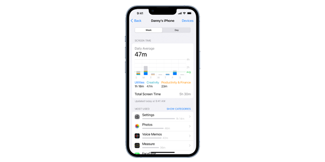 Screen Time on iPhone