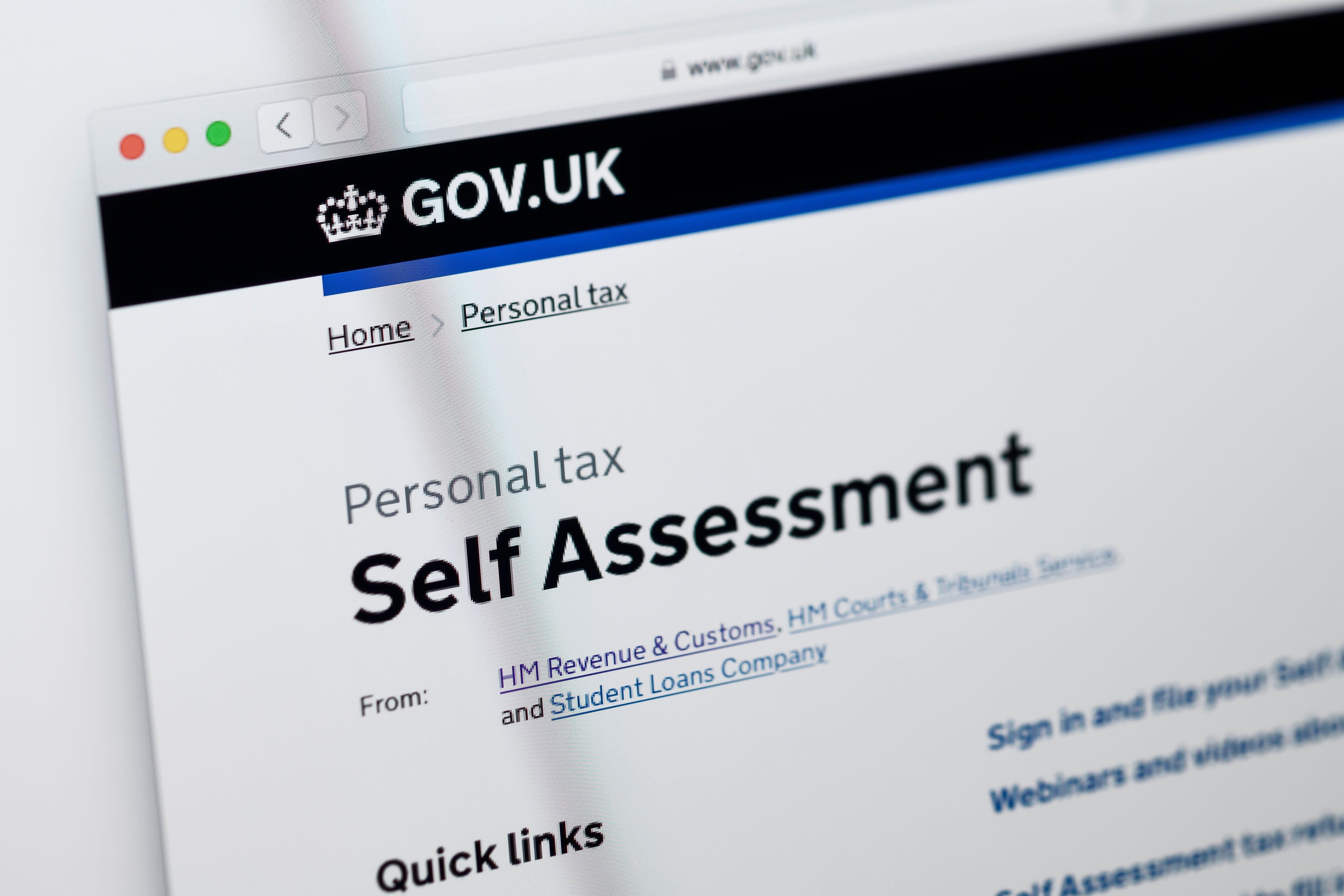 How to fill in a self-assessment tax return