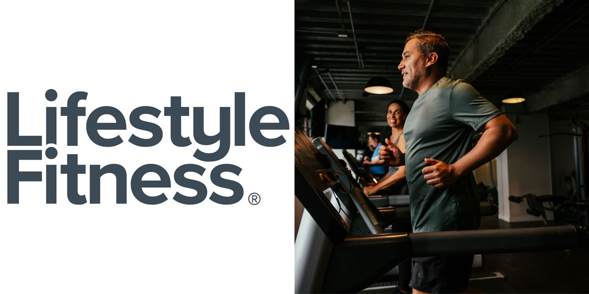Lifestyle fitness gym review Which? man on treadmill and logo 