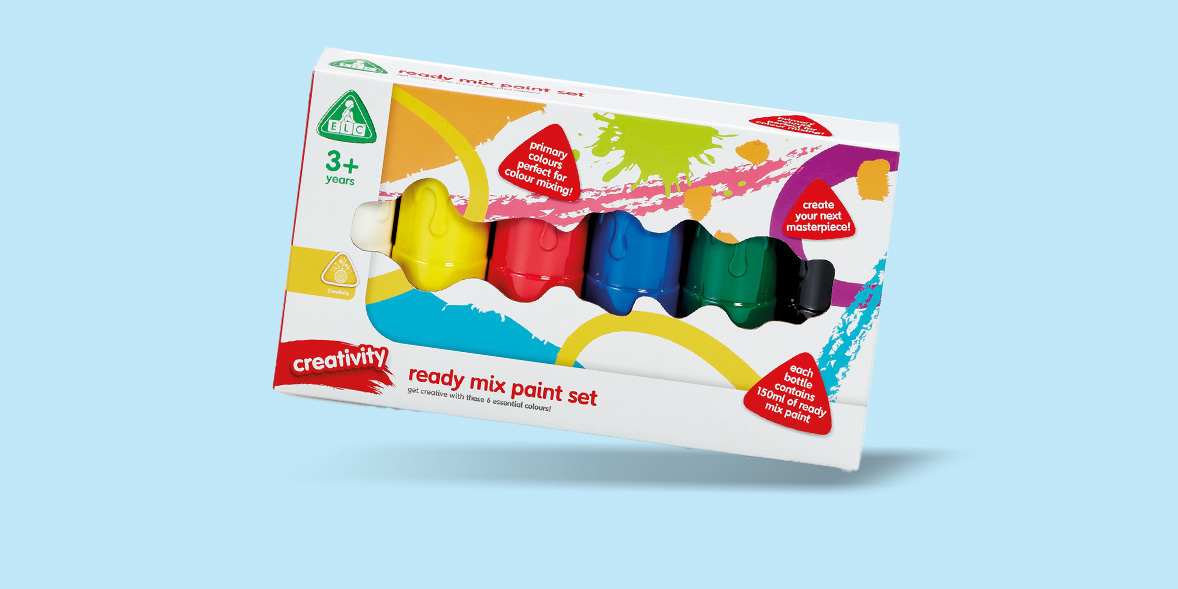 Early Learning Centre Ready Mix Paint Set 6 Pack