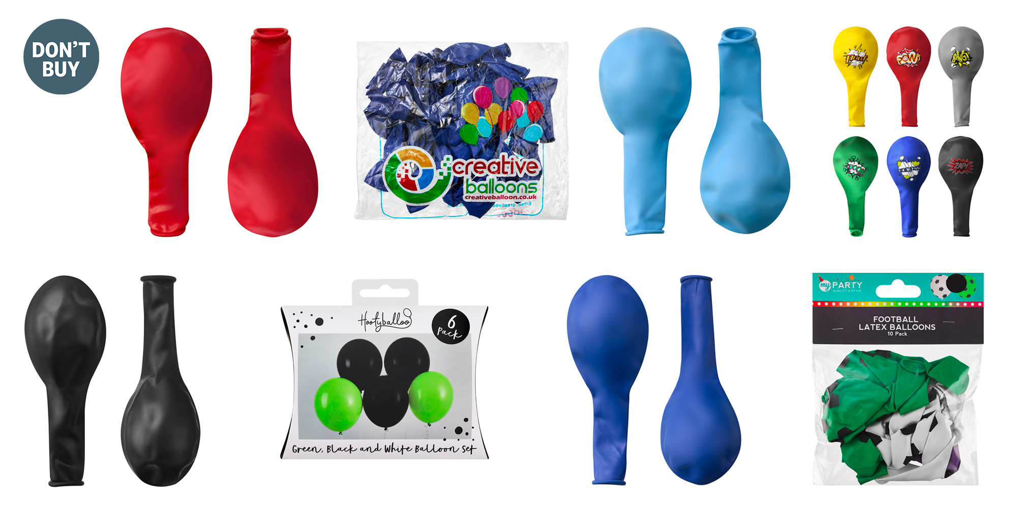 Eight balloons are featured and each of them failed Which? tests