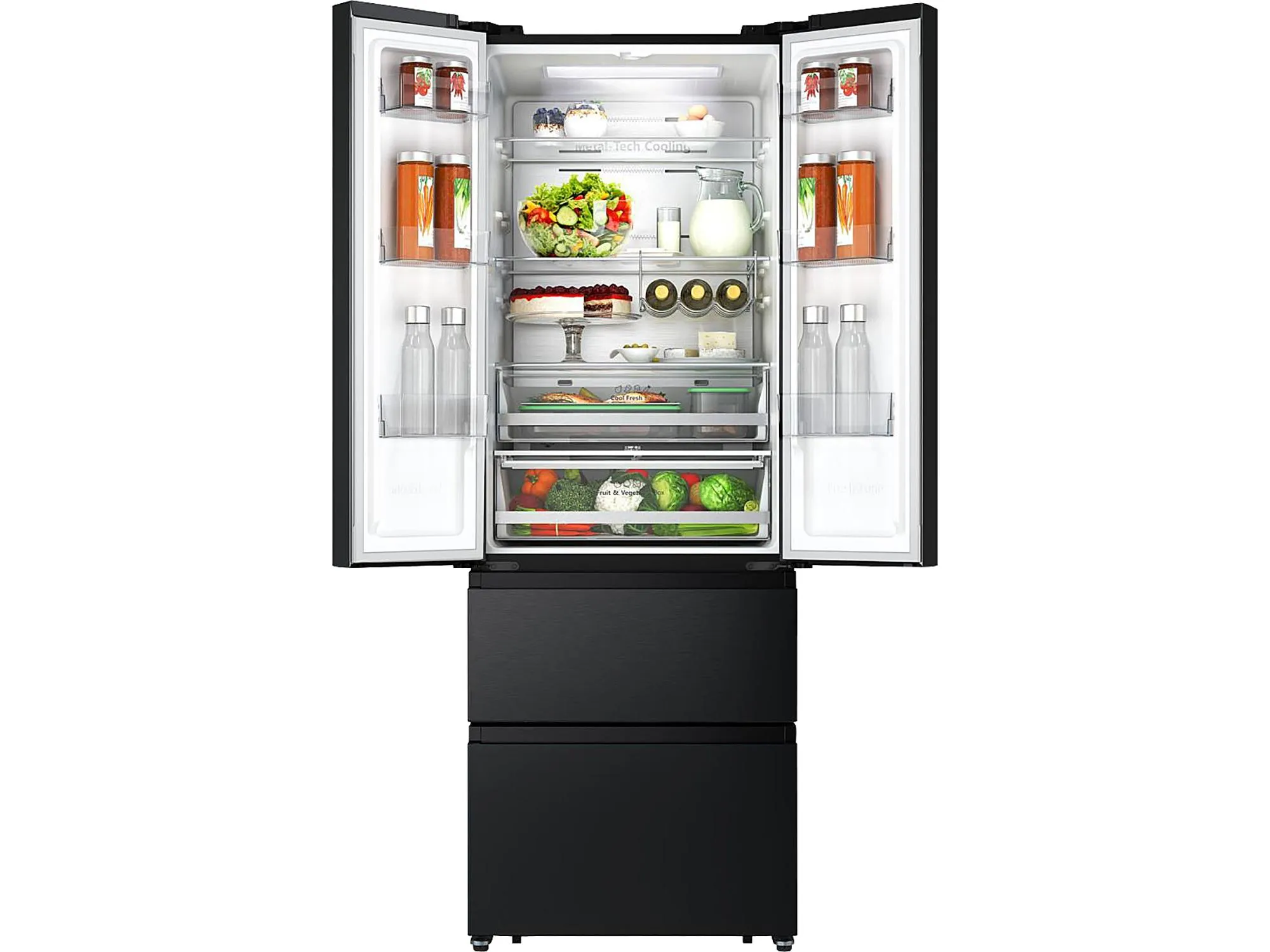 Hisense RF632N4AFC1 French-door fridge freezer.