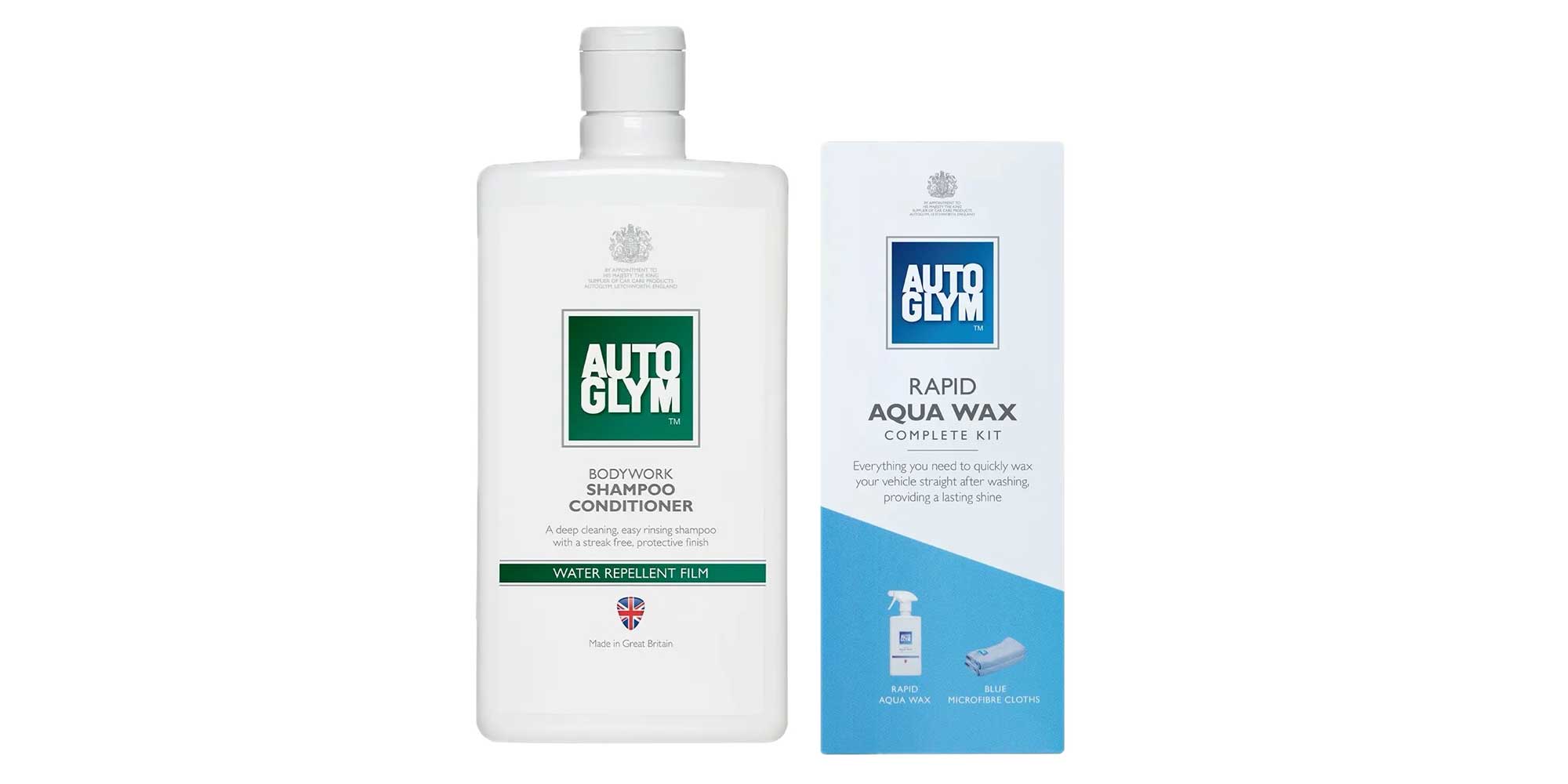 Autoglym Shampoo Conditioner & Rapid Aqua Wax