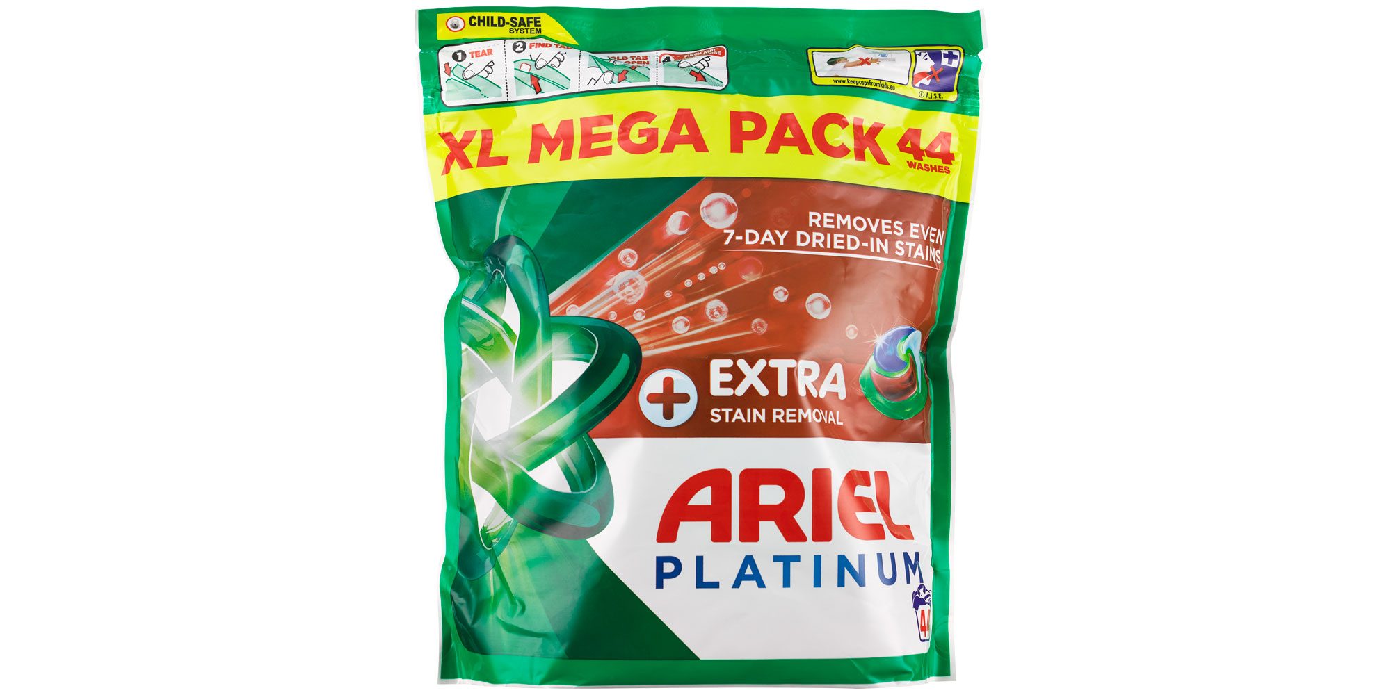 Ariel Platinum + Extra Stain Removal Pods       