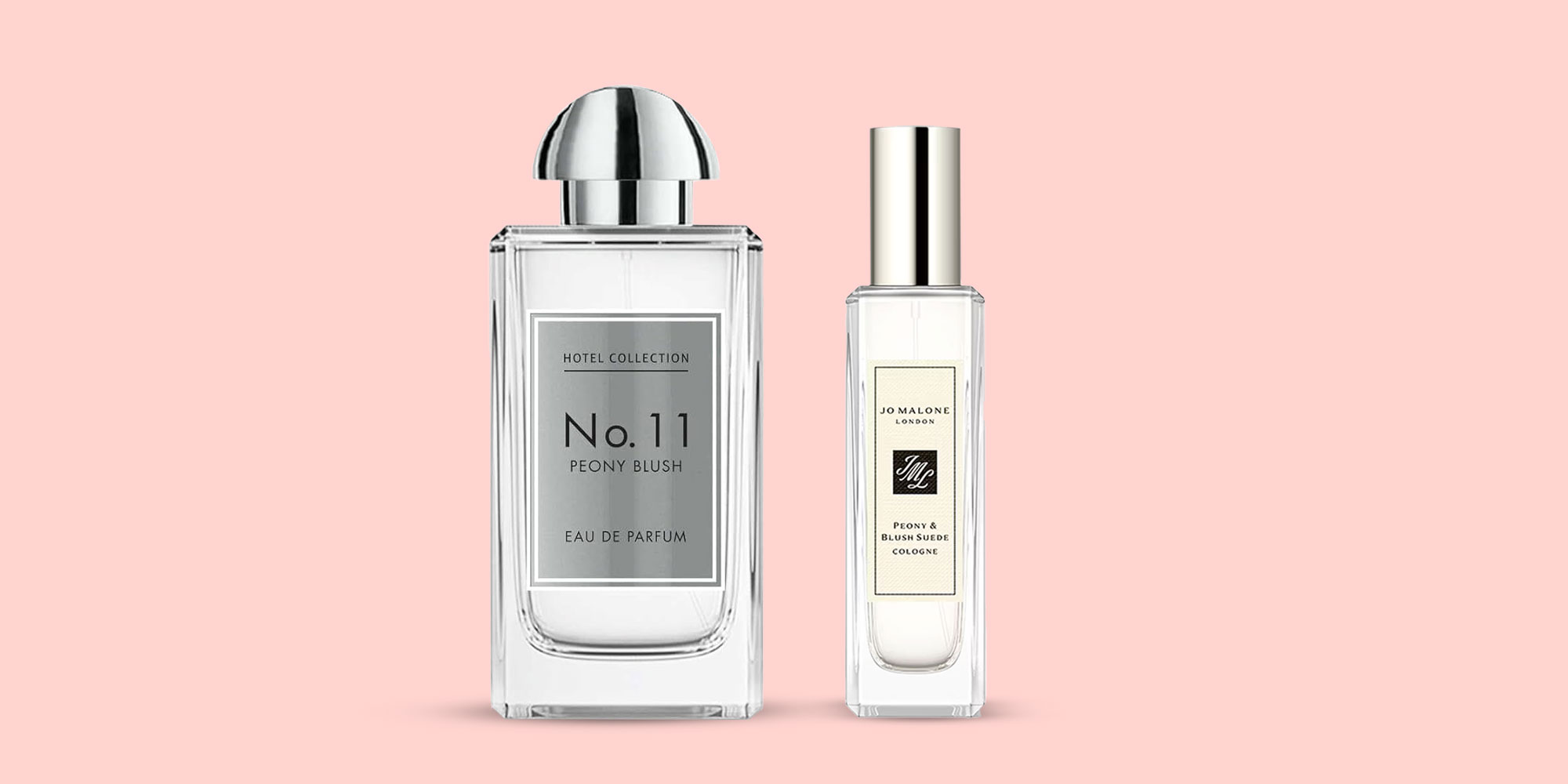 Aldi Hotel Collection Peony & Blush and Jo Malone Peony & Blush perfumes