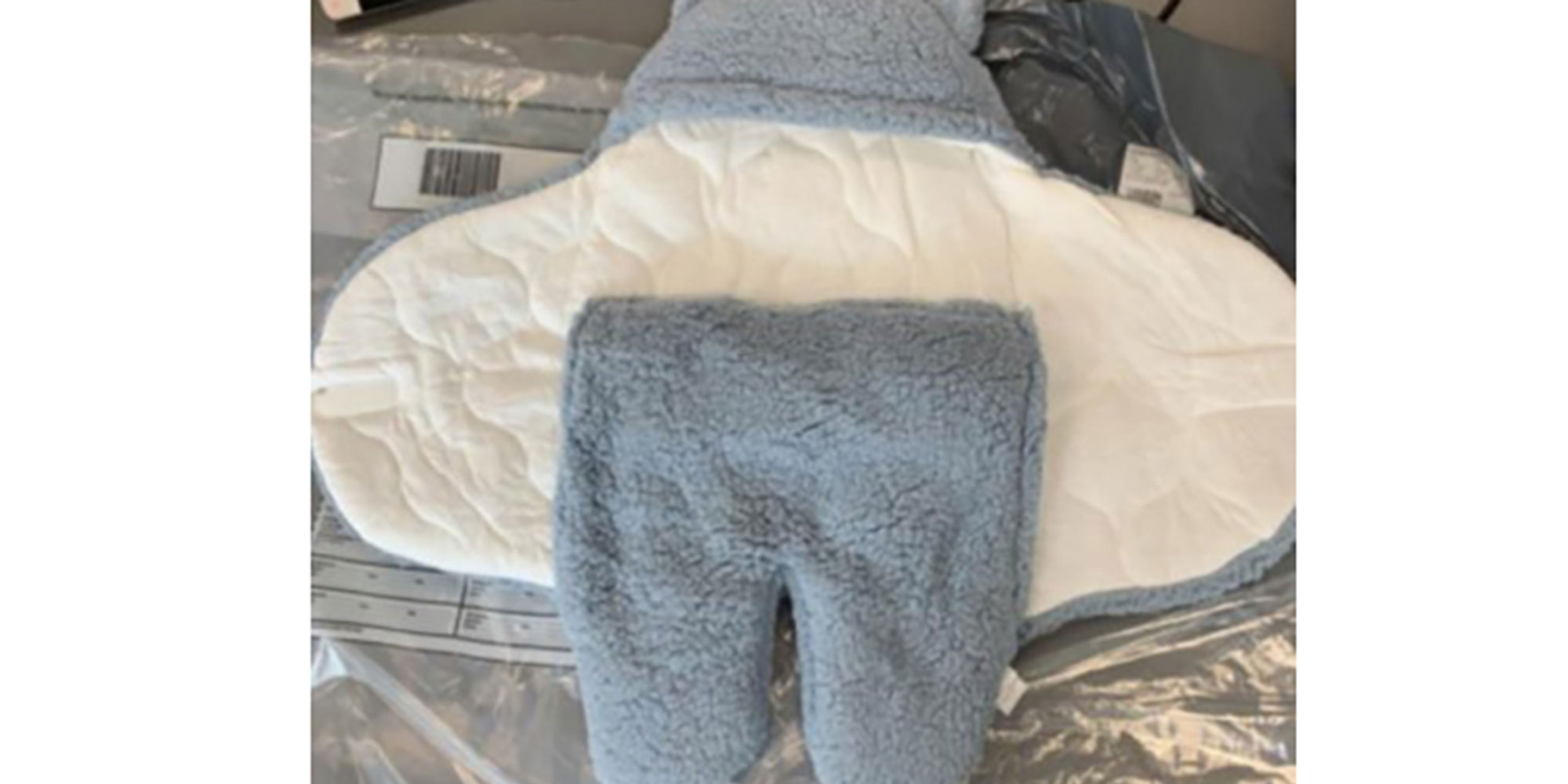 The recalled baby sleeping bag