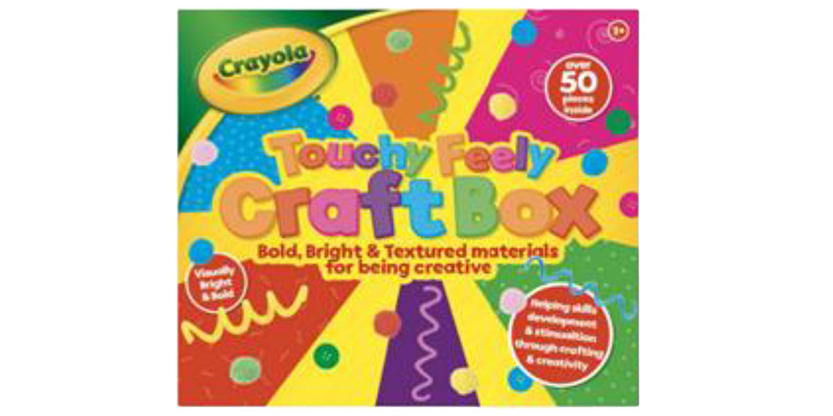 Crayola Touchy Feely Craft box (recalled)