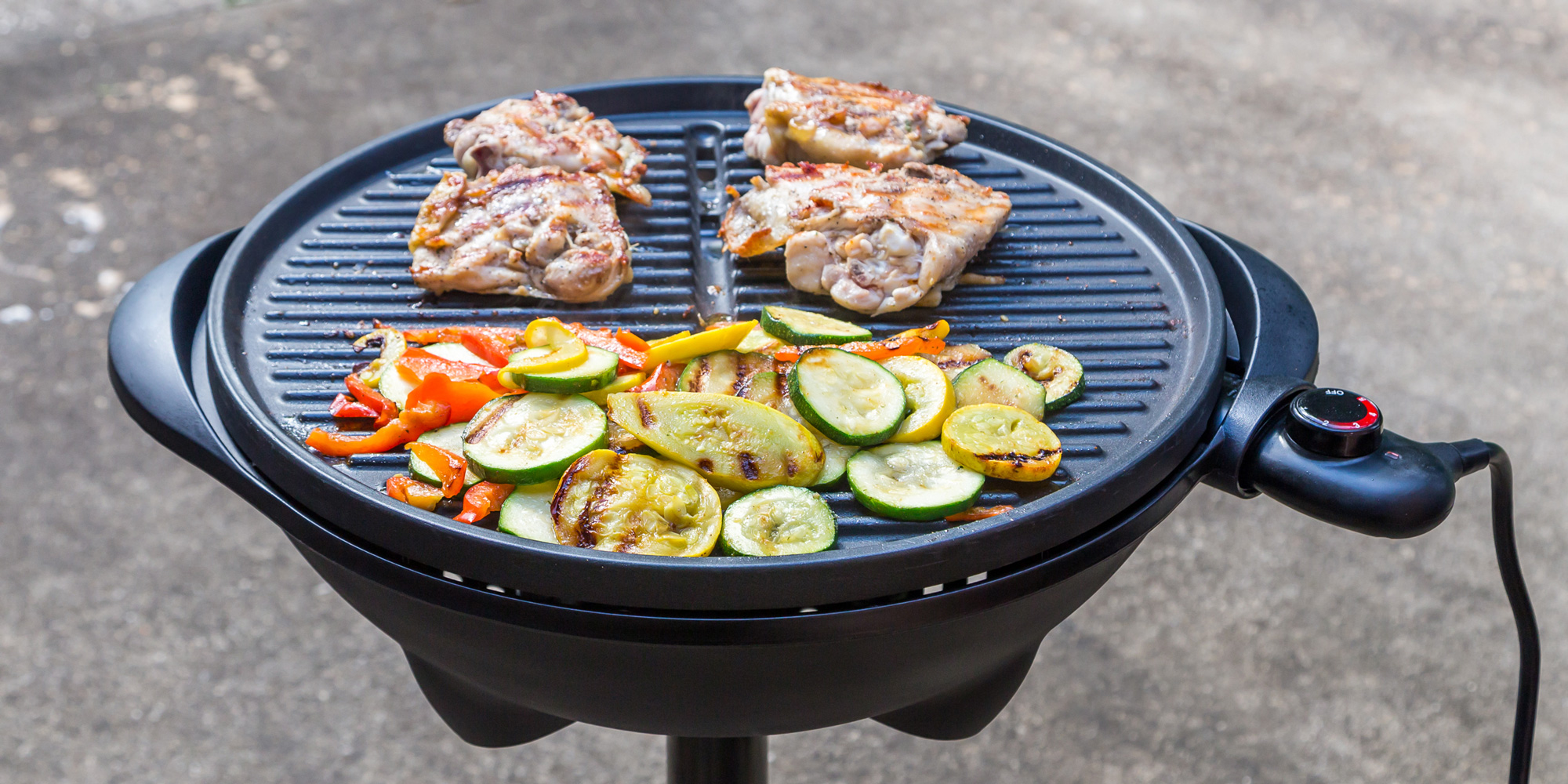 Electric BBQ cooking