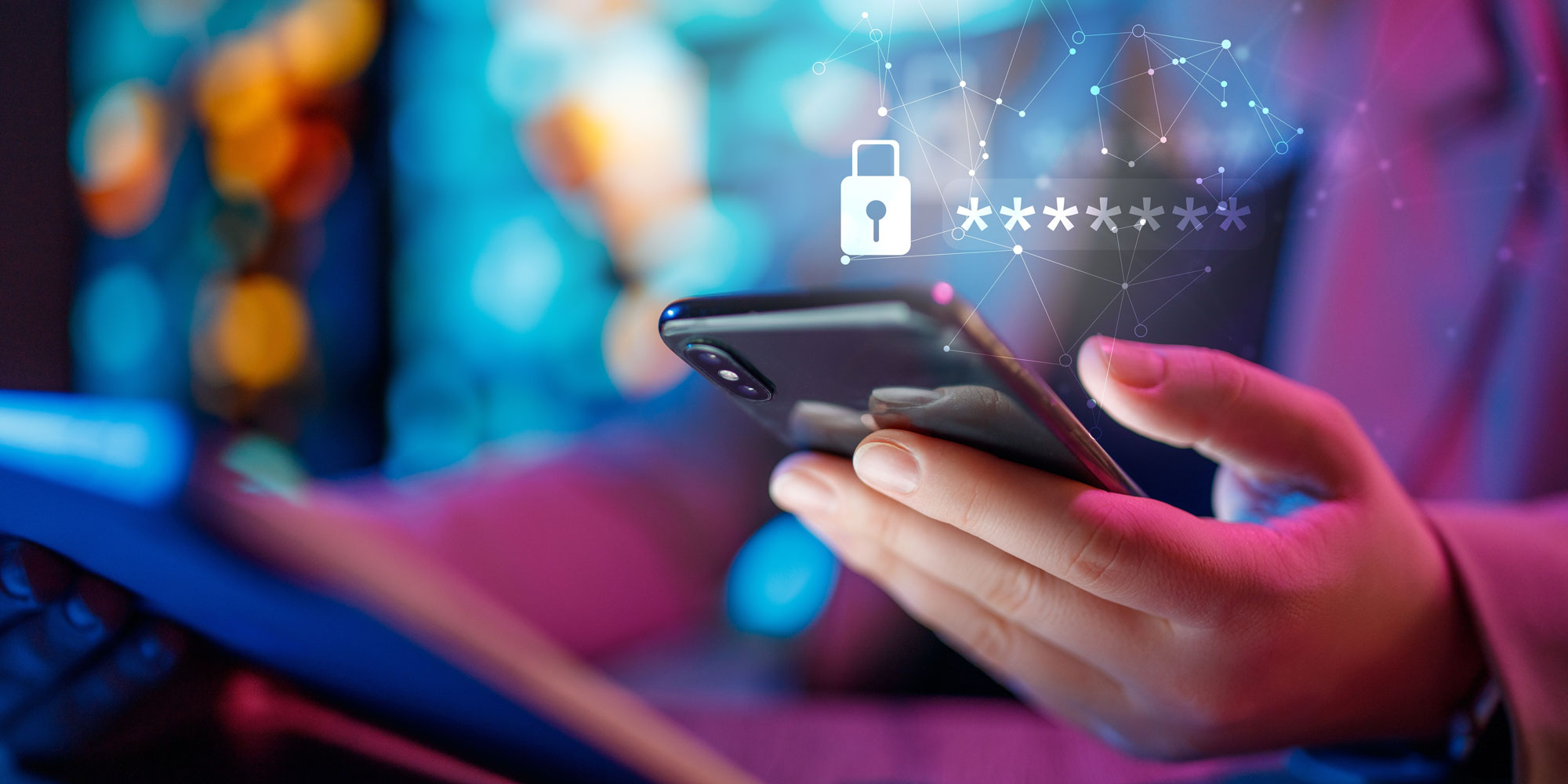 Using phone, entering passcode