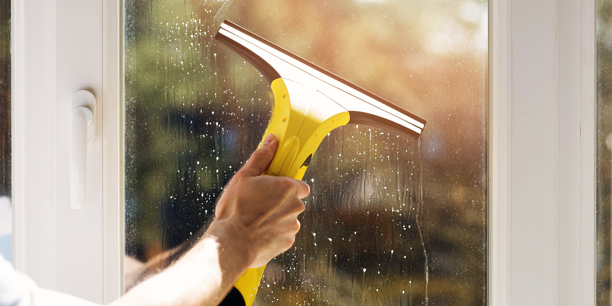 Using a window vac