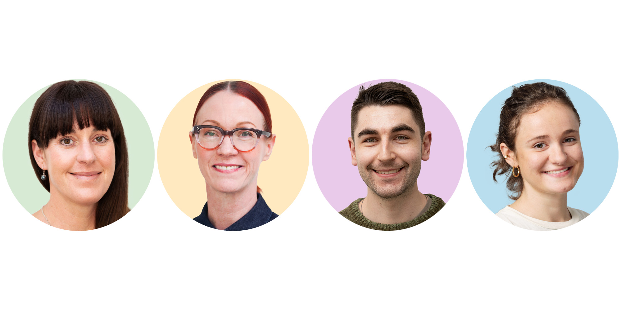 From left to right: senior researcher and writer, Natalie Brown; home content editor, Jackie Gallego; scientific advisor, Jacob Compton; and senior market analyst, Sarah Hiscock
