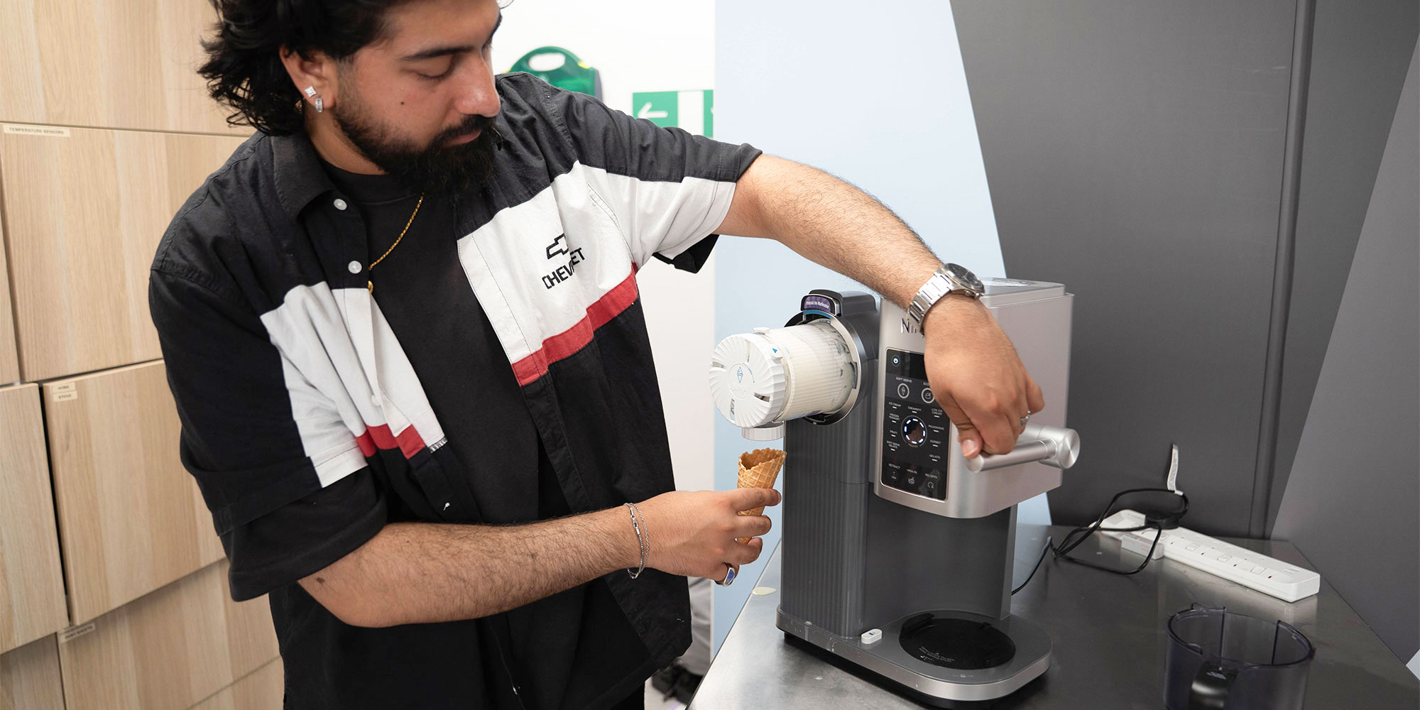 Which? ice cream expert using the Ninja Swirl by Creami