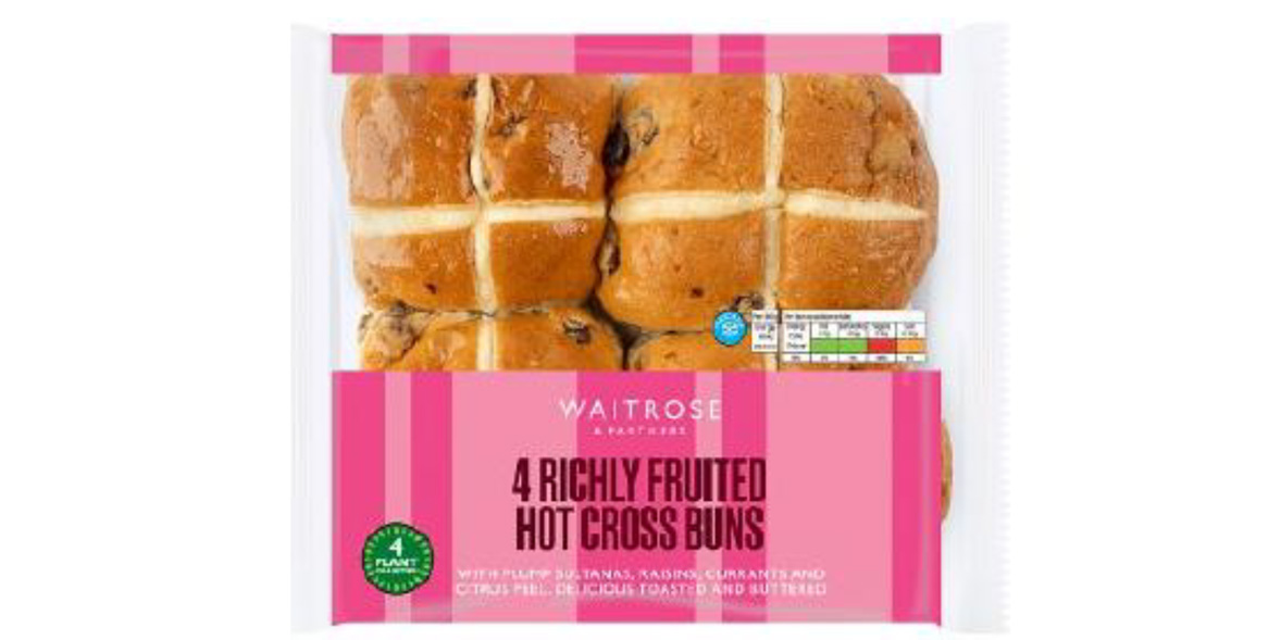Recalled Waitrose hot cross buns