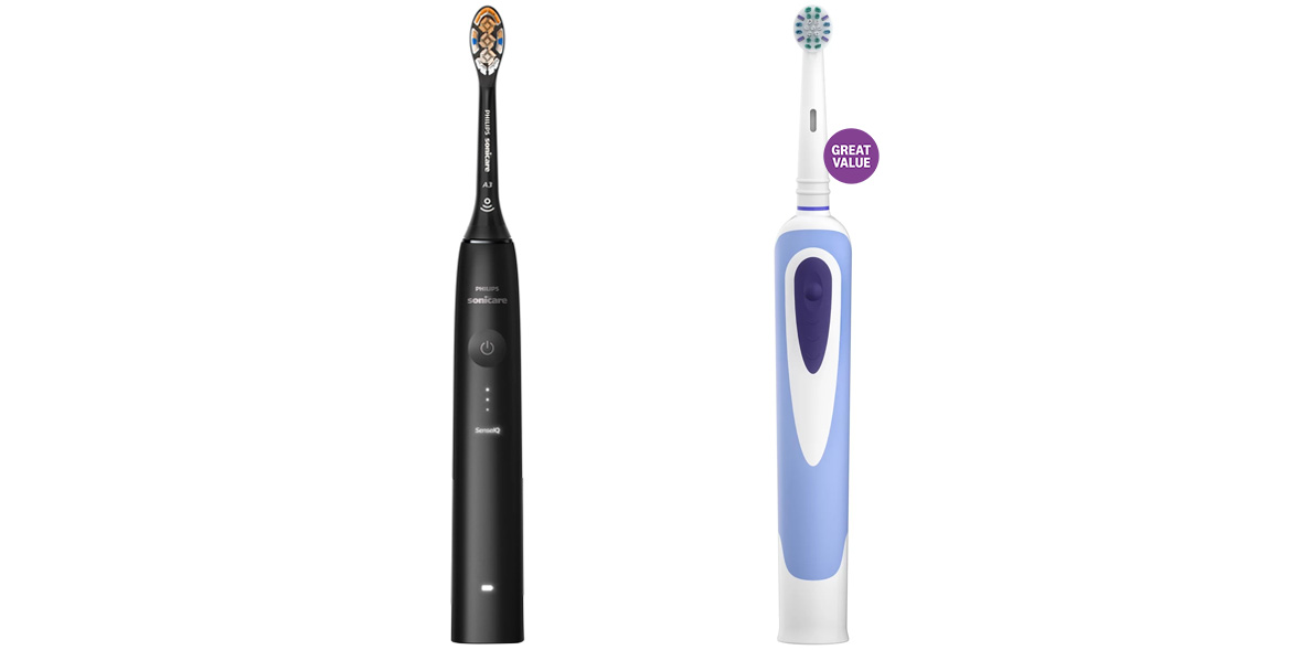 Philips vs Superdrug toothbrushes